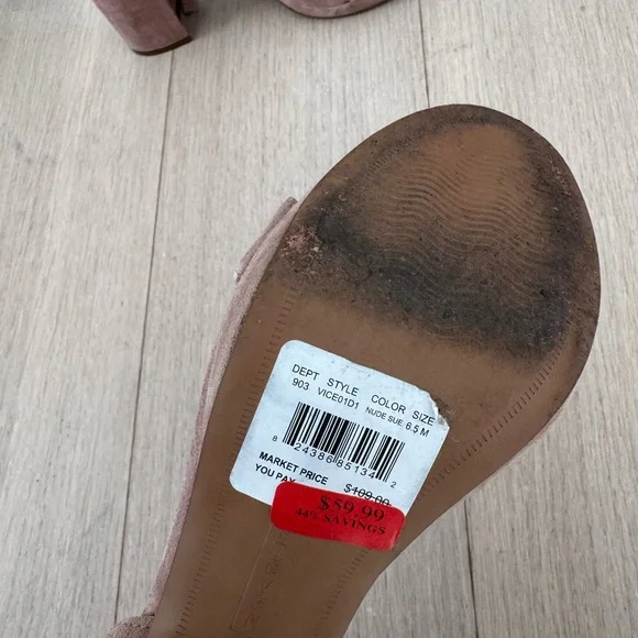 Steve Madden Vice Suede Heel - Picture 7 of 7